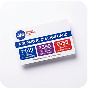 Jio Prepaid Recharge Card