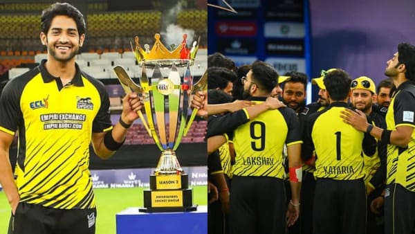 ECL 2025 FINAL: चेन्नई स्मैशर्स  ने बेंगलुरु बैशर्स की टीम को 10 विकेट से जीता खिताब
