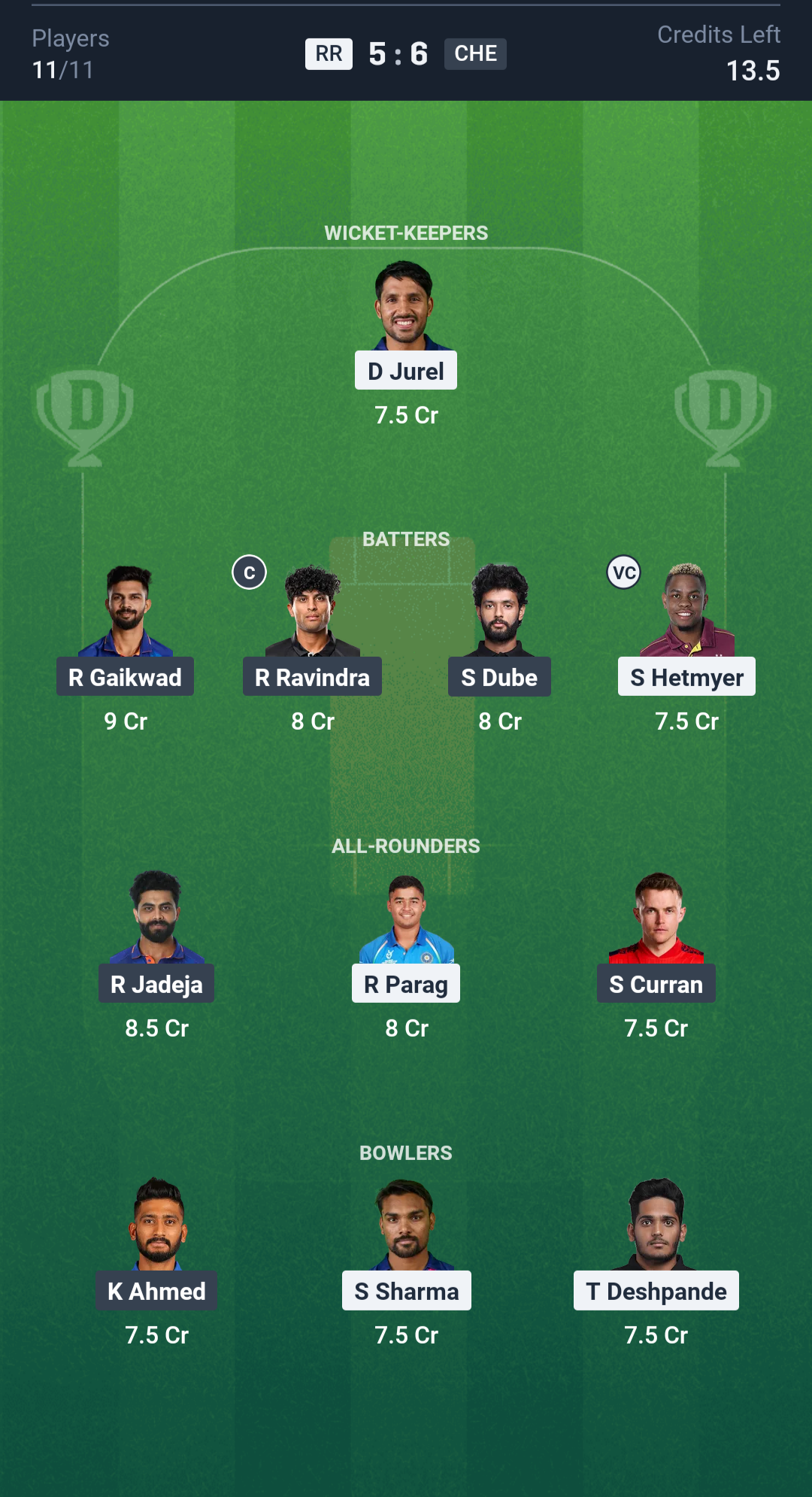 CSK vs RR