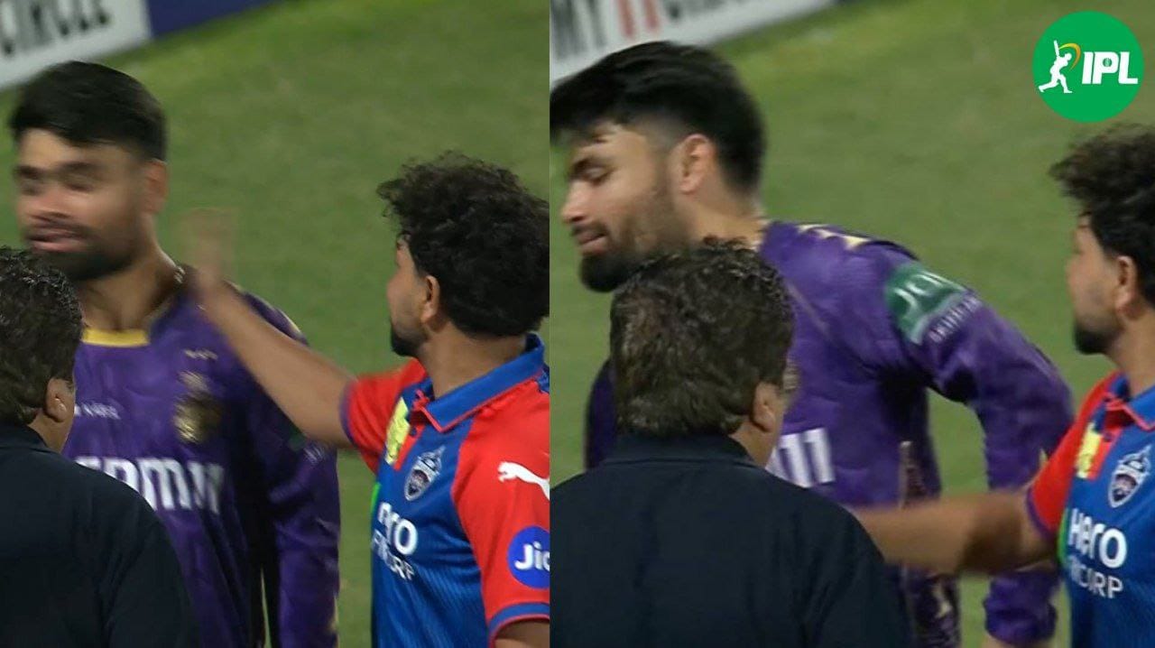 IPL 2025 मैच में हुआ थप्पड़ कांड, कुलदीप यादव ने रिंकू सिंह को मारा थप्पड़, खिलाड़ी रह गया हैरान