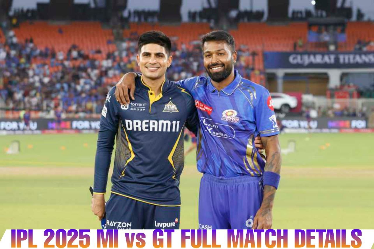 ​​​​​​​MI VS GT: कहां देखें मुकाबला, जाने मैच की पूरी जानकारी