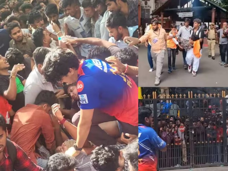 Watch: RCB की विक्ट्री परेड में 7 लोगों की मौत, Chinnaswamy stadium के बाहर मची भगदड़